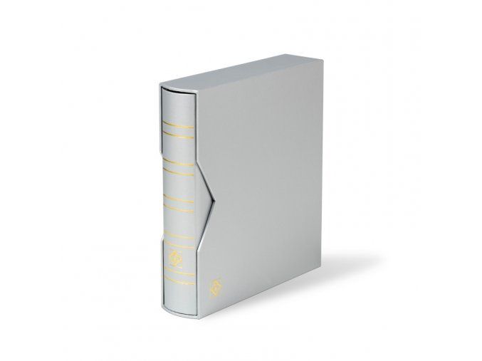 optima classic stribrne album s kazetou metalicka edice optima metallic edition silver leuchtturm 361114 lighthouse