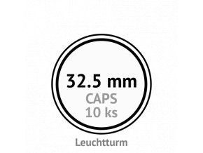 caps 32 5 mm kruhove kapsle na mince mincovni bublinky kulate 10 ks leuchtturm 308039 lighthouse