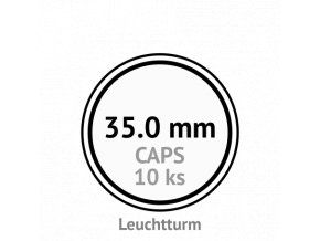 caps 35 mm kruhove kapsle na mince do 35mm mincovni bublinky kulate 10 ks leuchtturm 318983 lighthouse
