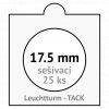 tack bile sesivaci mincovni ramecky na mince prumer 17 5 mm baleni 25 ks 5x5 cm leuchtturm 308815 lighthouse