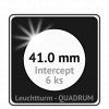 quadrum intercept prumer 41 mm ochranne bublinky 41mm protikorozni ctvercove mincovni kapsle na mince proti oxidaci patine leuchtturm 344166 lighthouse