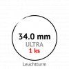 ultra 34 mm kruhova kapsle na mince do 34mm 1ks mincovni bublinka kulata 1 ks ultra premium leuchtturm 345042 1 lighthouse