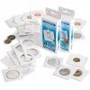 tack bile sesivaci mincovni ramecky na mince prumer 32 5 mm baleni 100 ks 5x5 cm leuchtturm 303811